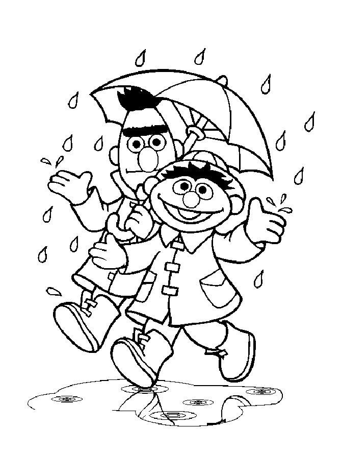 セサミストリートのぬりえ 子供向け (セサミストリート)