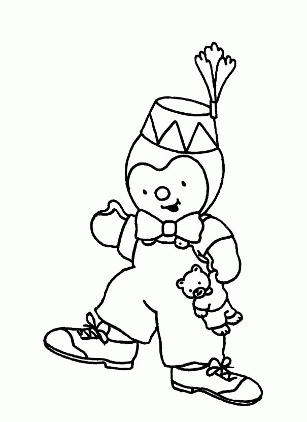 免费的 チューピ 儿童着色页打印 (子ども用印刷ぬりえ:チューピ)