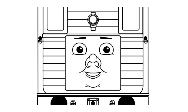 トーマスと仲間たちの無料ぬりえ印刷用イラスト (トーマスと仲間たち)