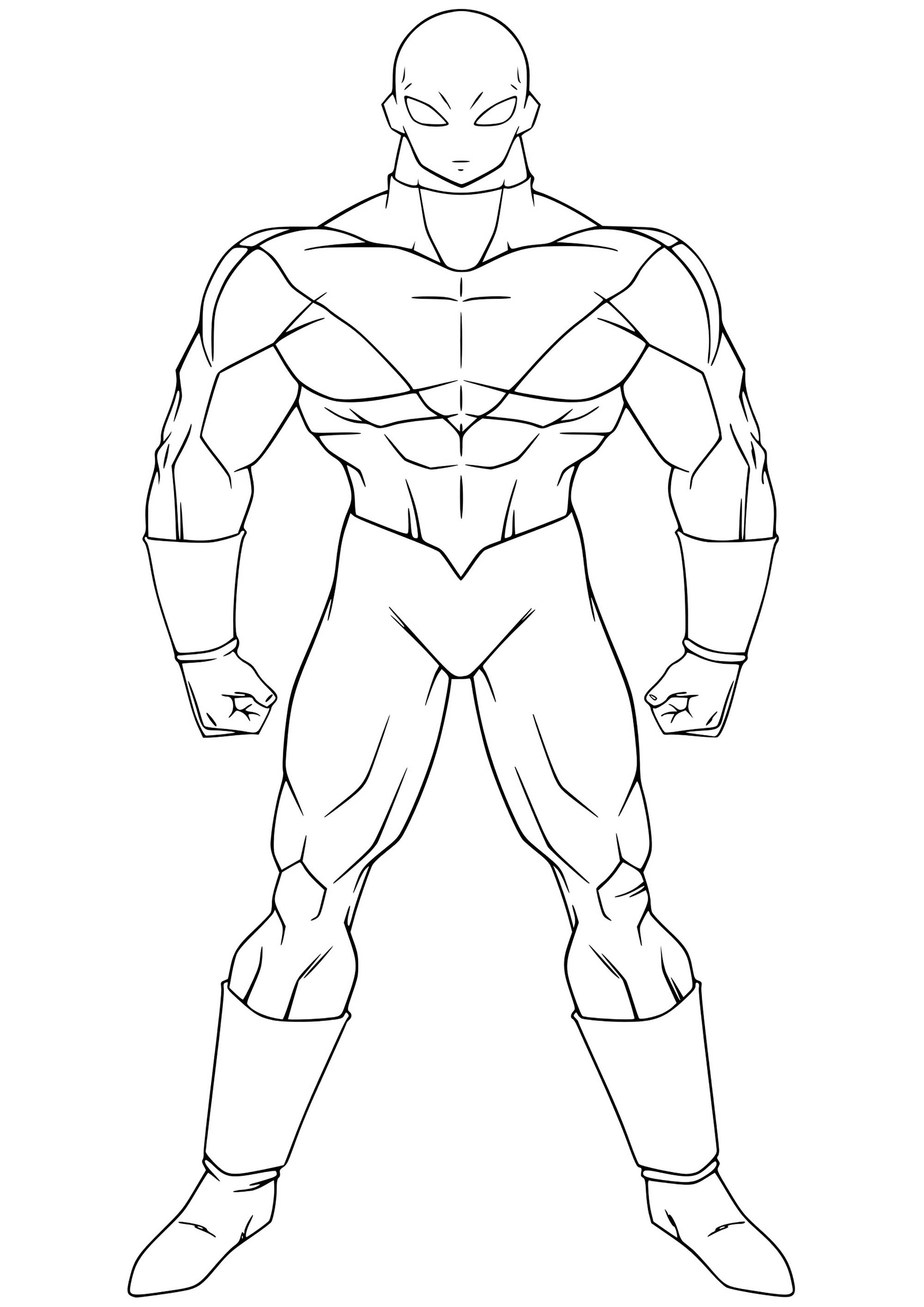 简单有趣的 ドラゴンボール 儿童着色页 (子ども用印刷ぬりえ:ドラゴンボール)