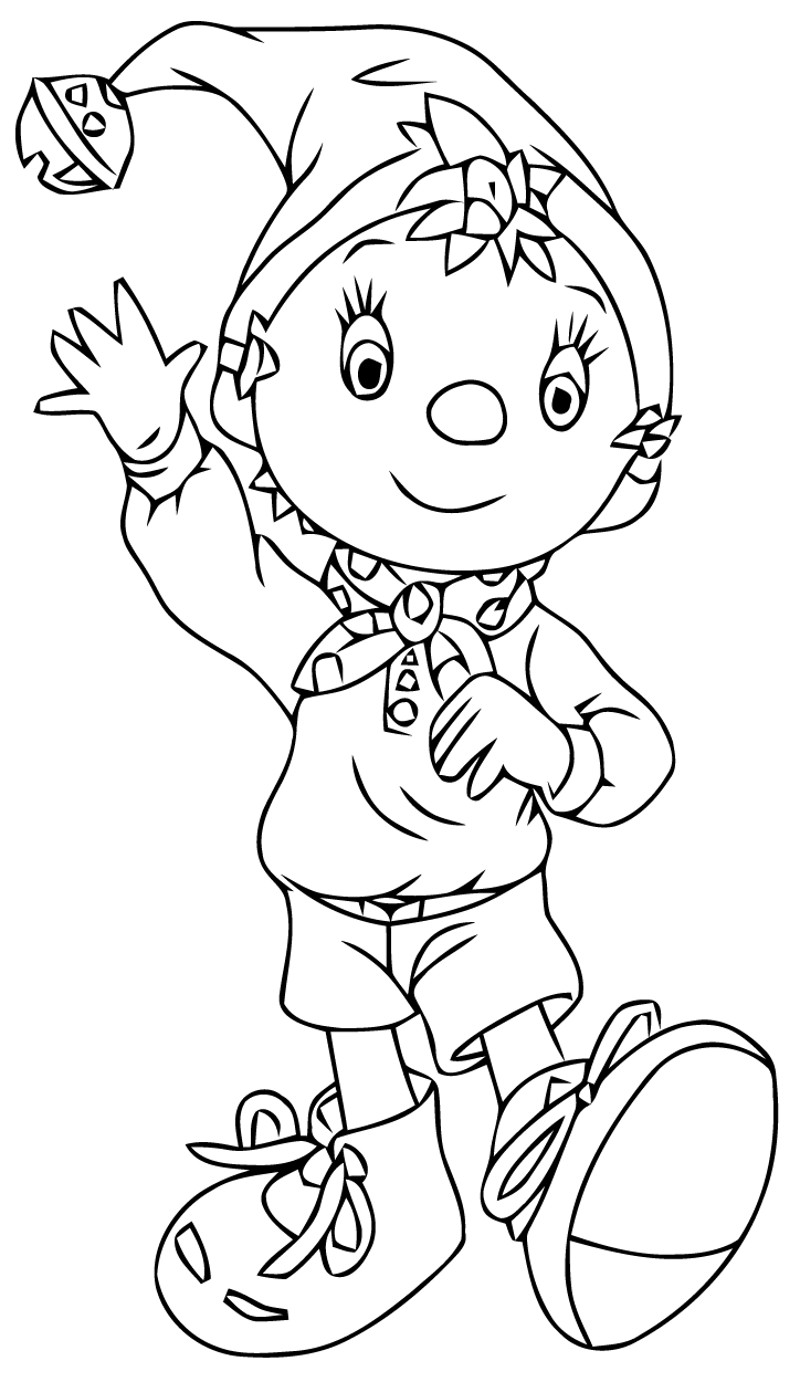 有趣的 ノディ 着色页,儿童可打印 (子ども用印刷ぬりえ:ノディ)
