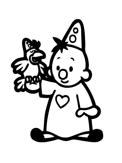 無料で印刷できるブンバのぬりえ (ブンバ)