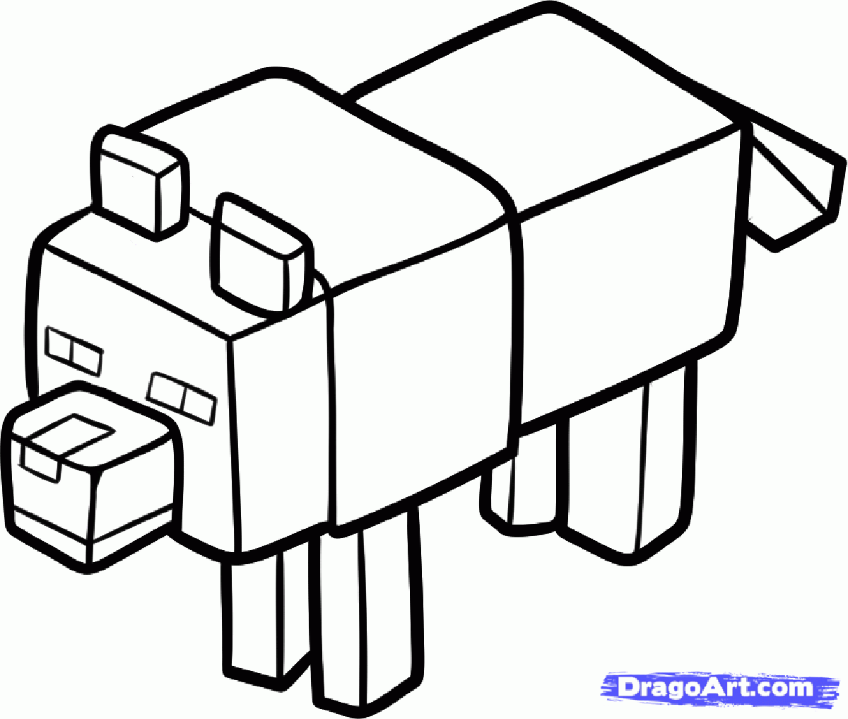 免费下载 マインクラフト 着色页,适合儿童 (子ども用印刷ぬりえ:マインクラフト)