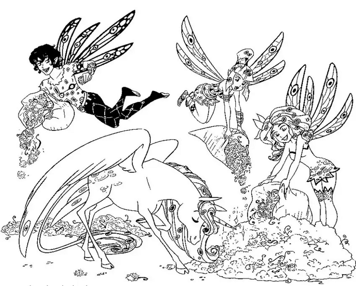 ミアと私の無料ダウンロード＆塗り絵 (子ども用印刷ぬりえ：ミーア・アンド・ミー)