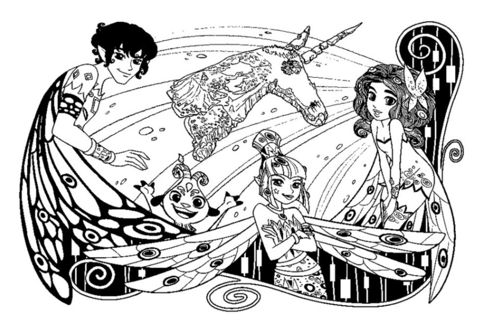 ミアと私の子供向けぬりえ (ミーア・アンド・ミー)