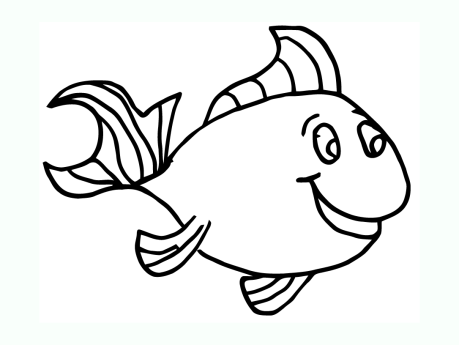 免费的 魚 儿童着色页打印 (子ども用印刷ぬりえ:魚)