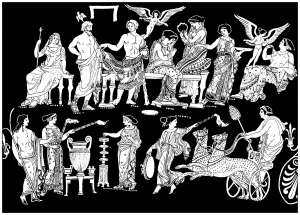 ダウンロード用の古代ギリシャのぬりえイラスト (ぬりえ 古代ギリシャ 印刷用)