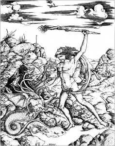 無料で印刷して塗れる古代ギリシャのぬりえイラスト (ぬりえ 古代ギリシャ 印刷用)