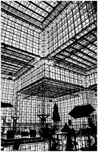 印刷して塗れるシンプルな建築と家のぬりえイラスト (ぬりえ 建築と家 印刷用)