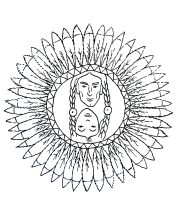 無料でダウンロードできる- Mandalas (Kids)のぬりえイラスト