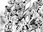ヴィンテージ・アベンジャー・ポスター (ぬりえ 本とコミック 印刷用)
