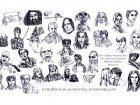 ダウンロード用の本とコミックのぬりえイラスト (ぬりえ 本とコミック 印刷用)