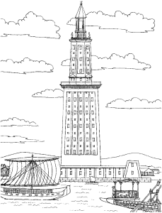 印刷可能なぬりえページ : 記念碑