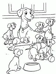 101 Dalmatians coloring page for kids