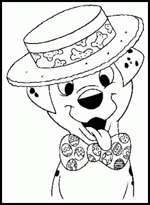 Coloring of The 101 Dalmatians to download for free
