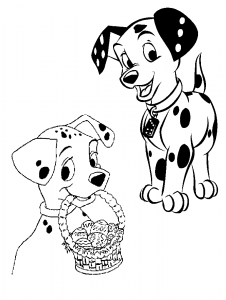 Free 101 Dalmatians coloring pages