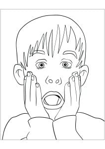 Printable Home Alone coloring sheets for Kids