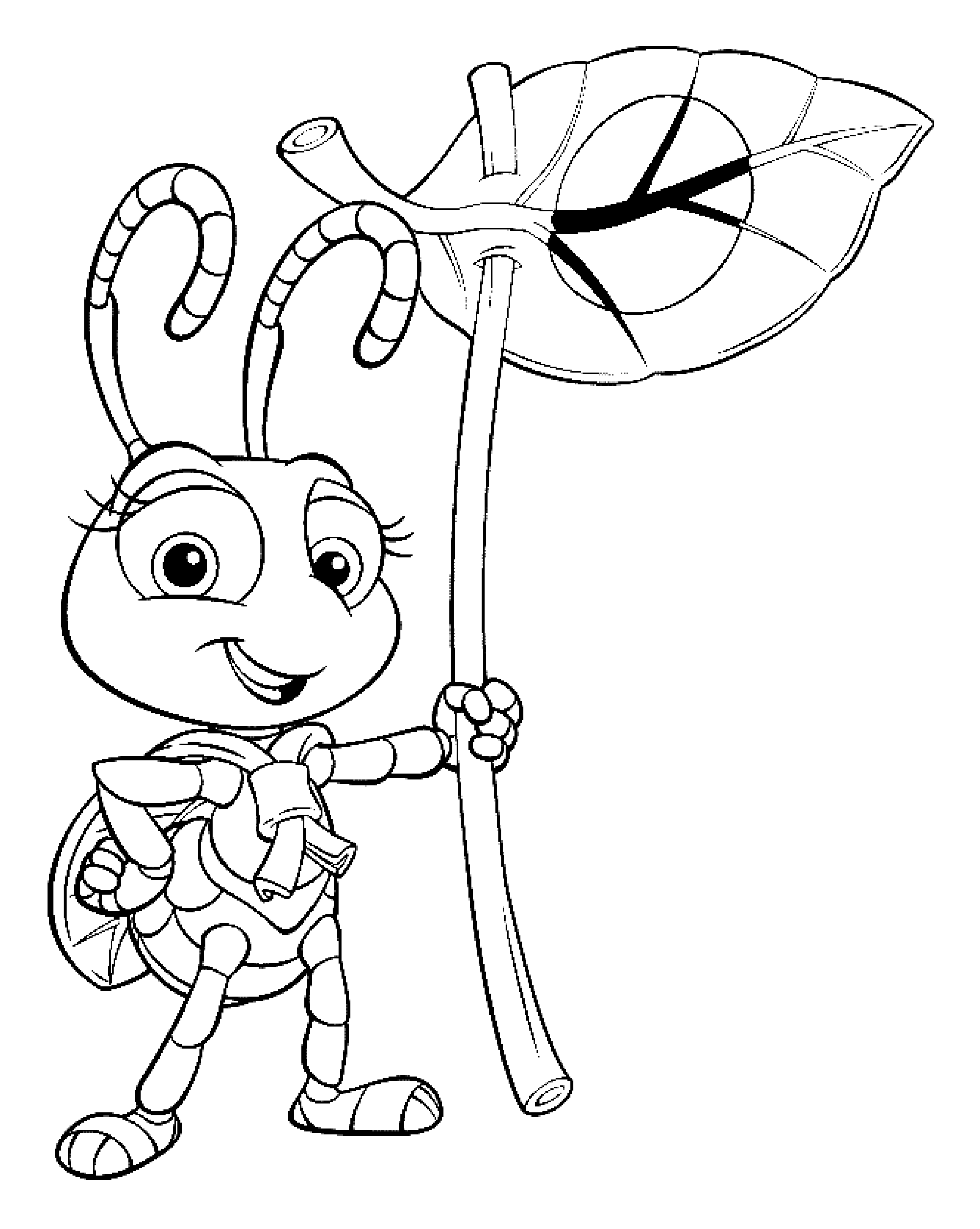 All that's missing is your coloring for this little bug to be ready to go.