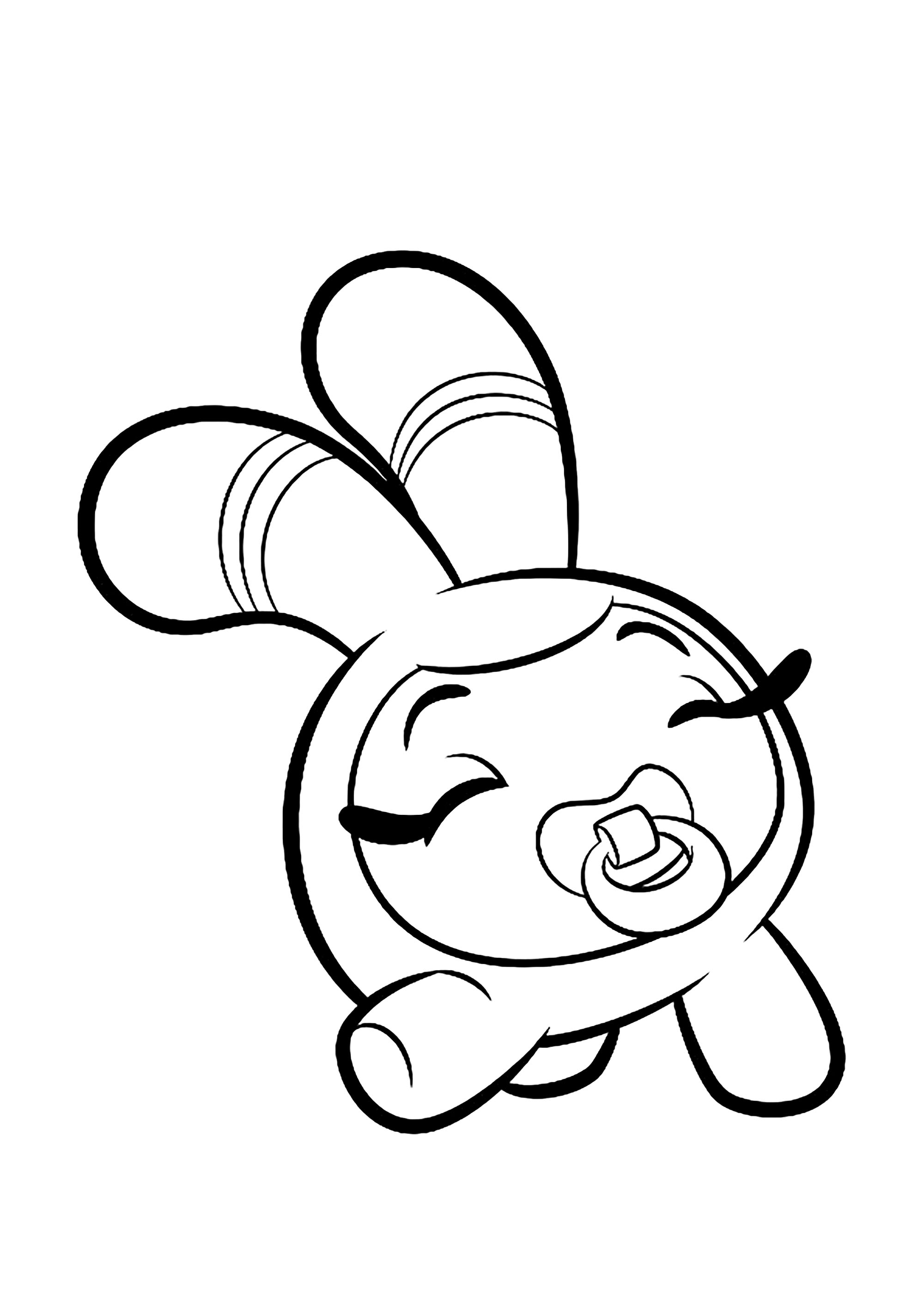 Little baby - Abby Hatcher Coloring Pages