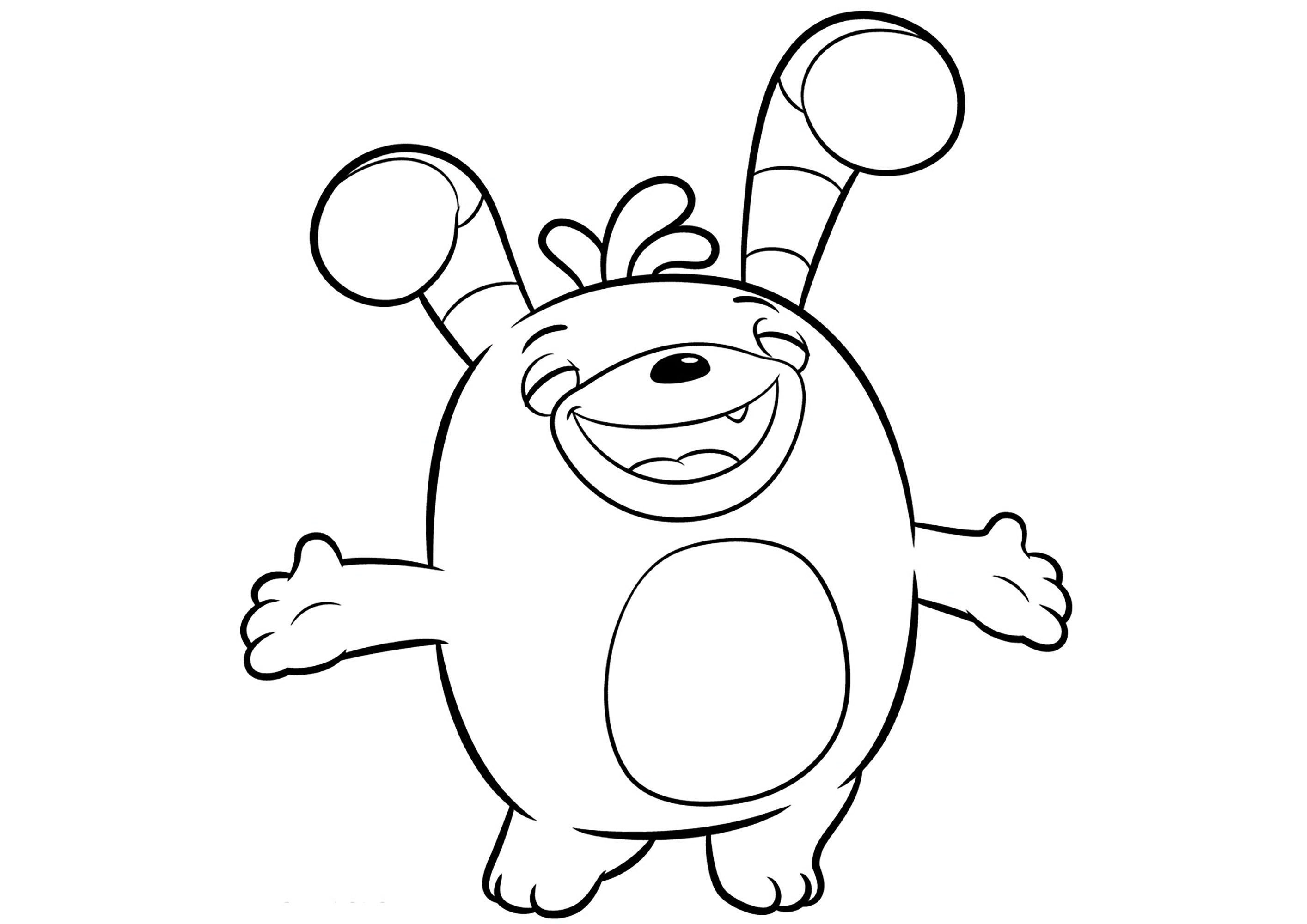 Bozzly - Abby Hatcher Coloring Pages for Kids