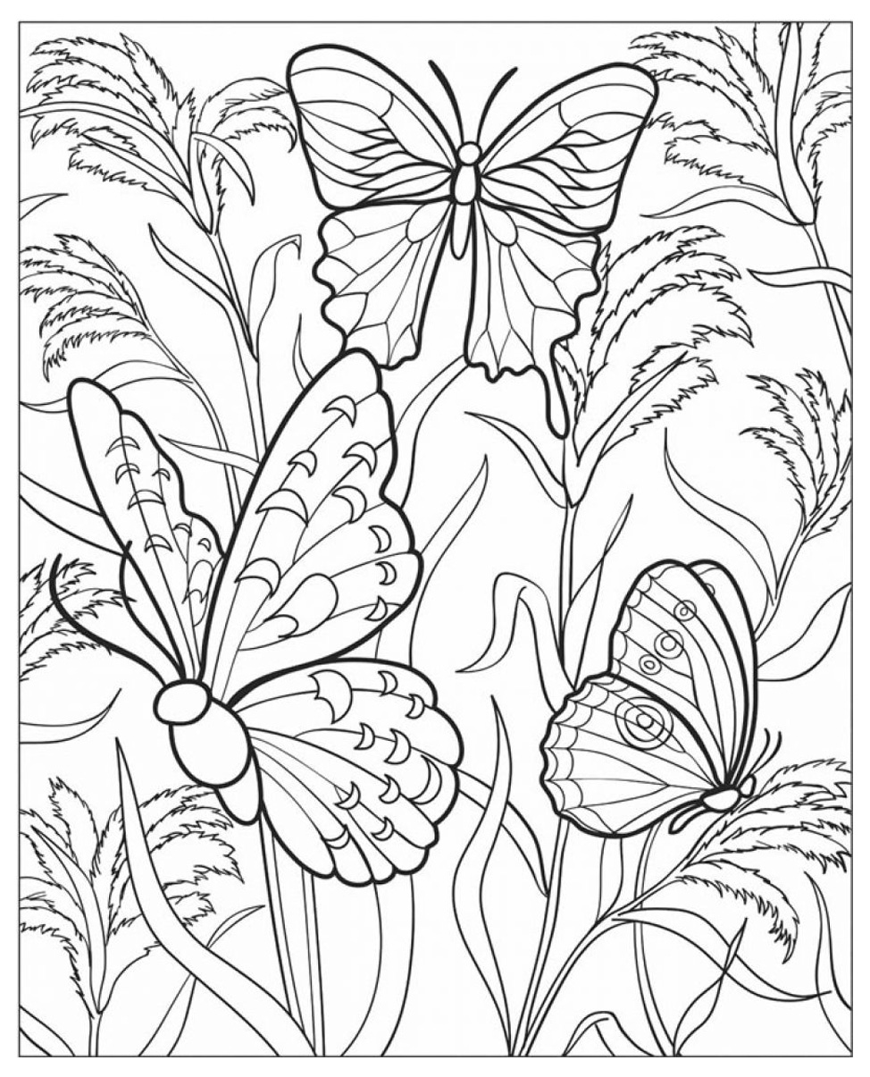 Beautiful Adult coloring page to print and color