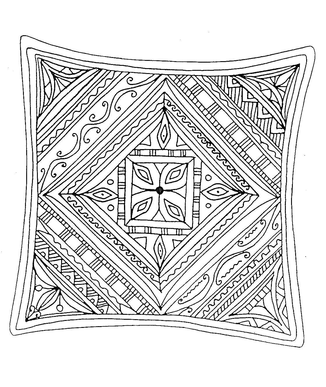 Beautiful Adult coloring page
