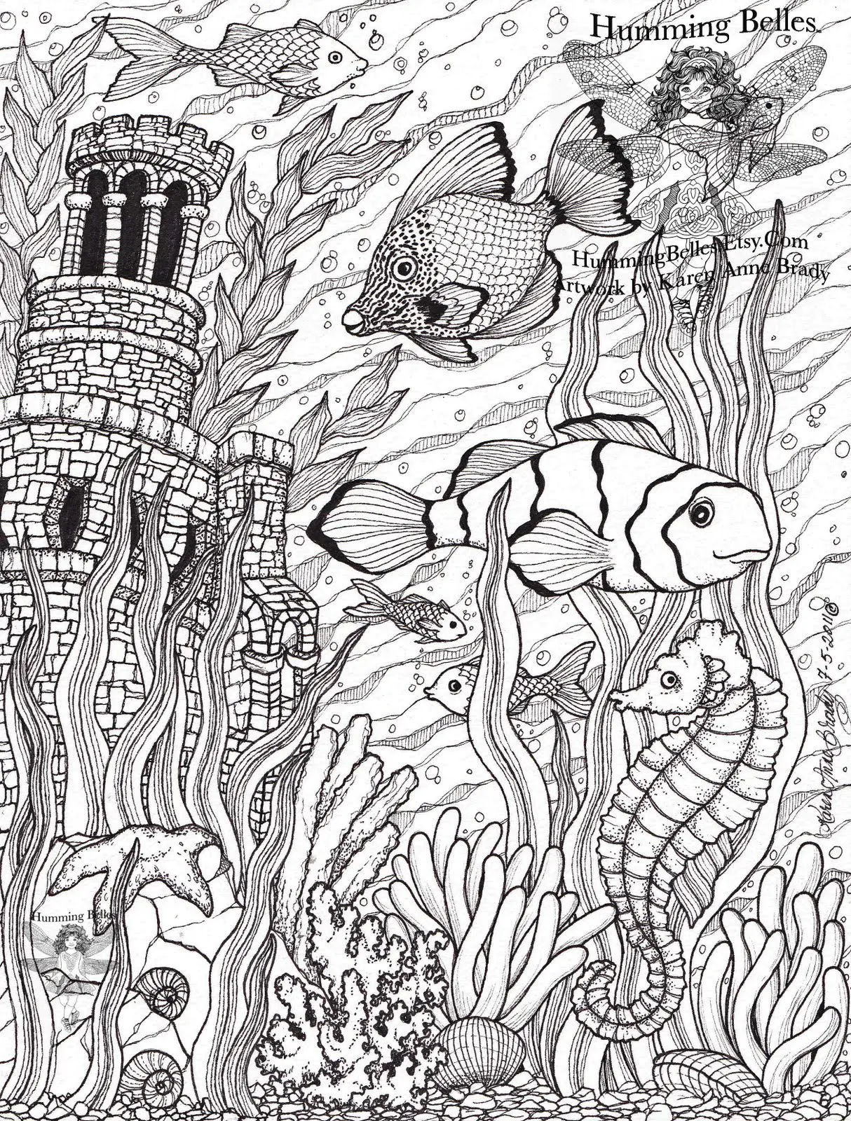 For kids (Printable Adult Coloring Page for Kids)