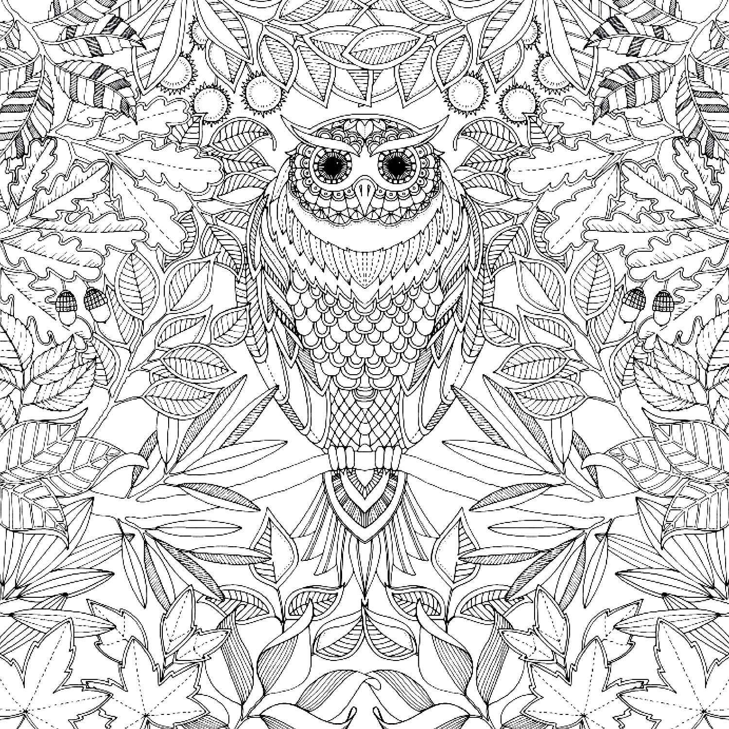 Free Adult coloring page to print and color