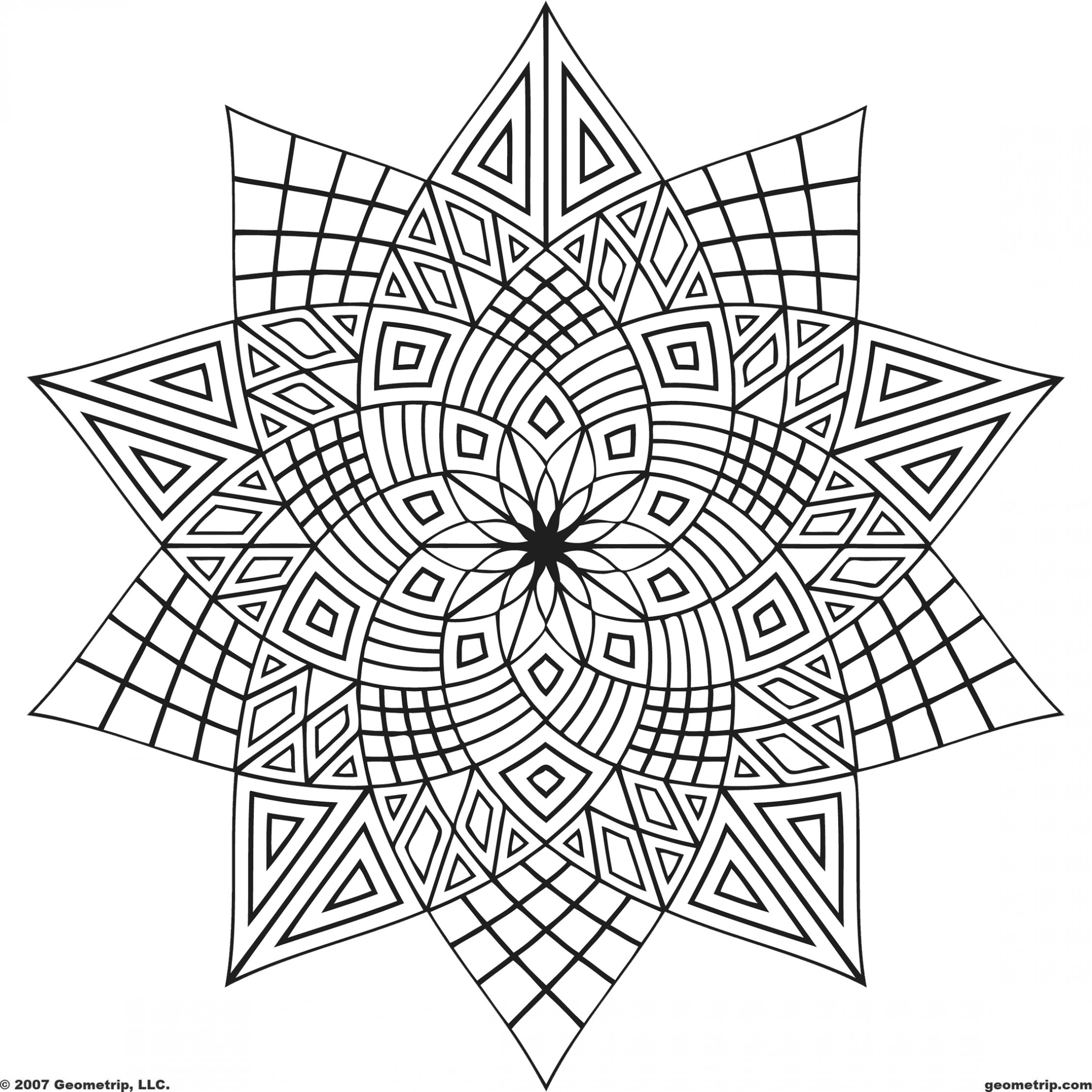 Simple Adult coloring page for kids