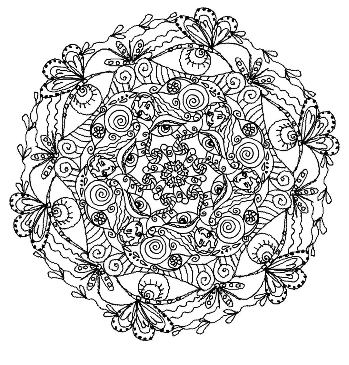 To download (Printable Adult Coloring Page for Kids)