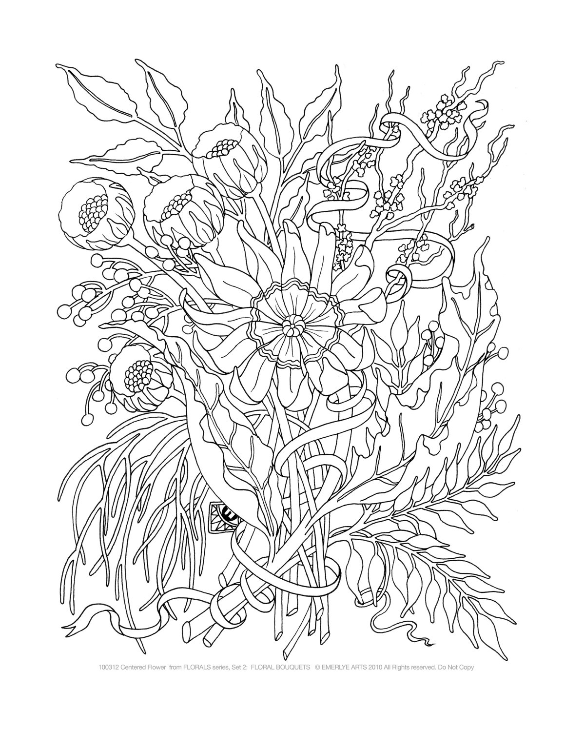 Beautiful Adult coloring page to print and color