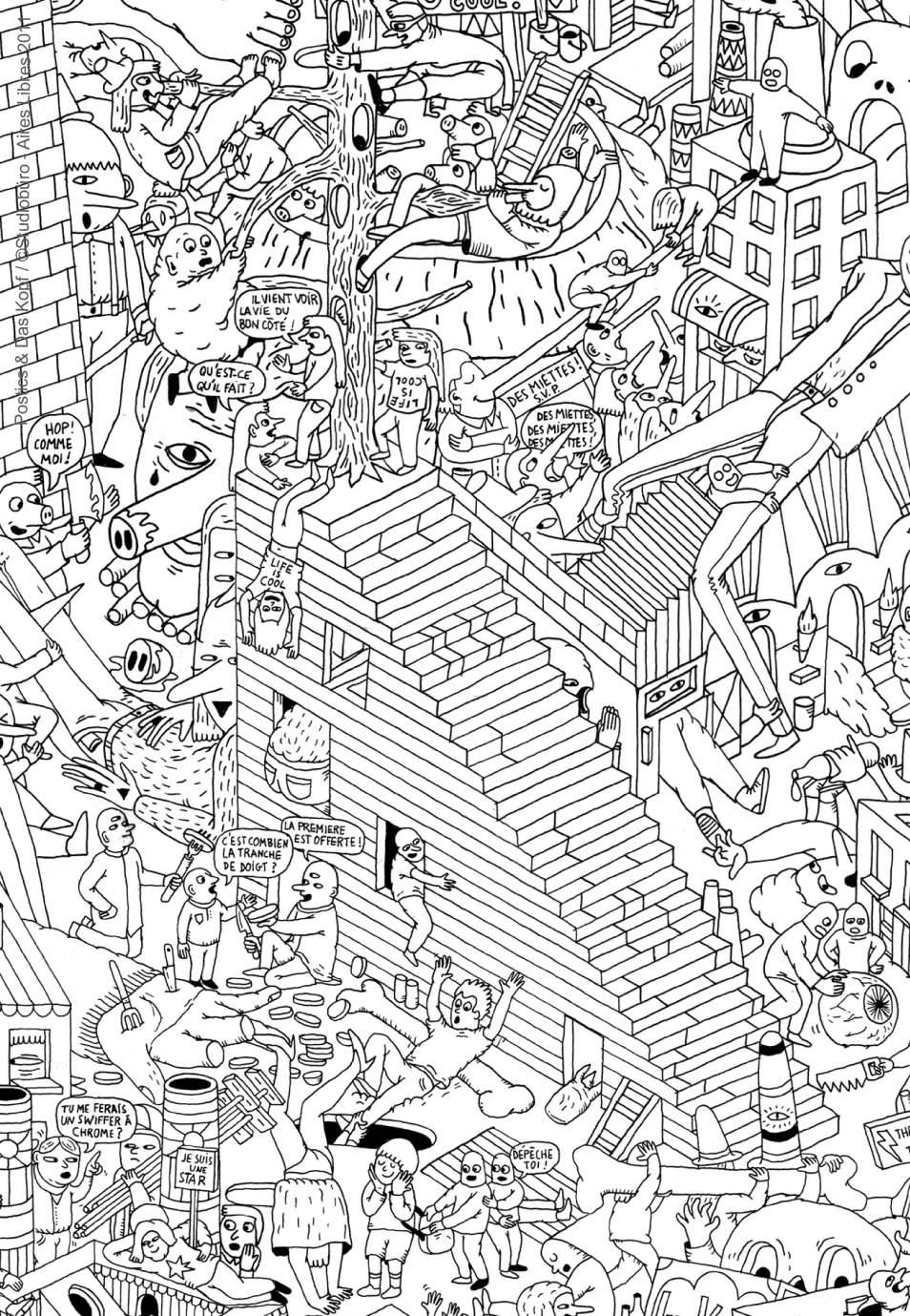 To color for children - Adult Coloring Pages for Kids