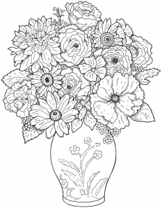 Coloring page adult to download