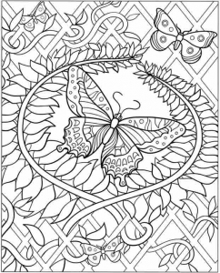 Coloring page adult to print