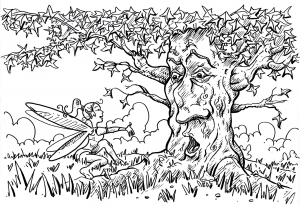 Coloring page adult free to color for kids