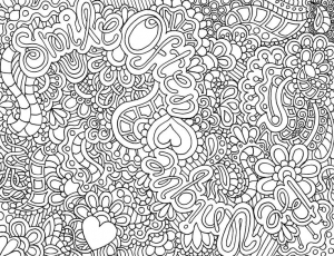 Coloring page adult to color for children