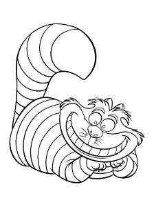 Alice in Wonderland coloring pages for kids