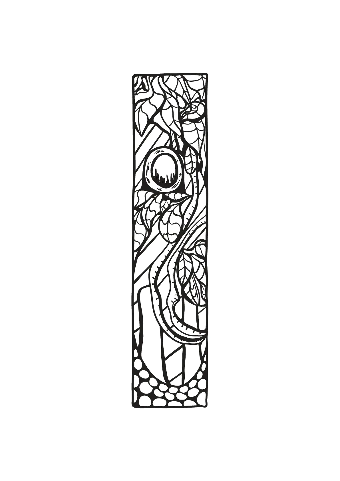 Alphabet for children : I (Printable Coloring Page for Kids)