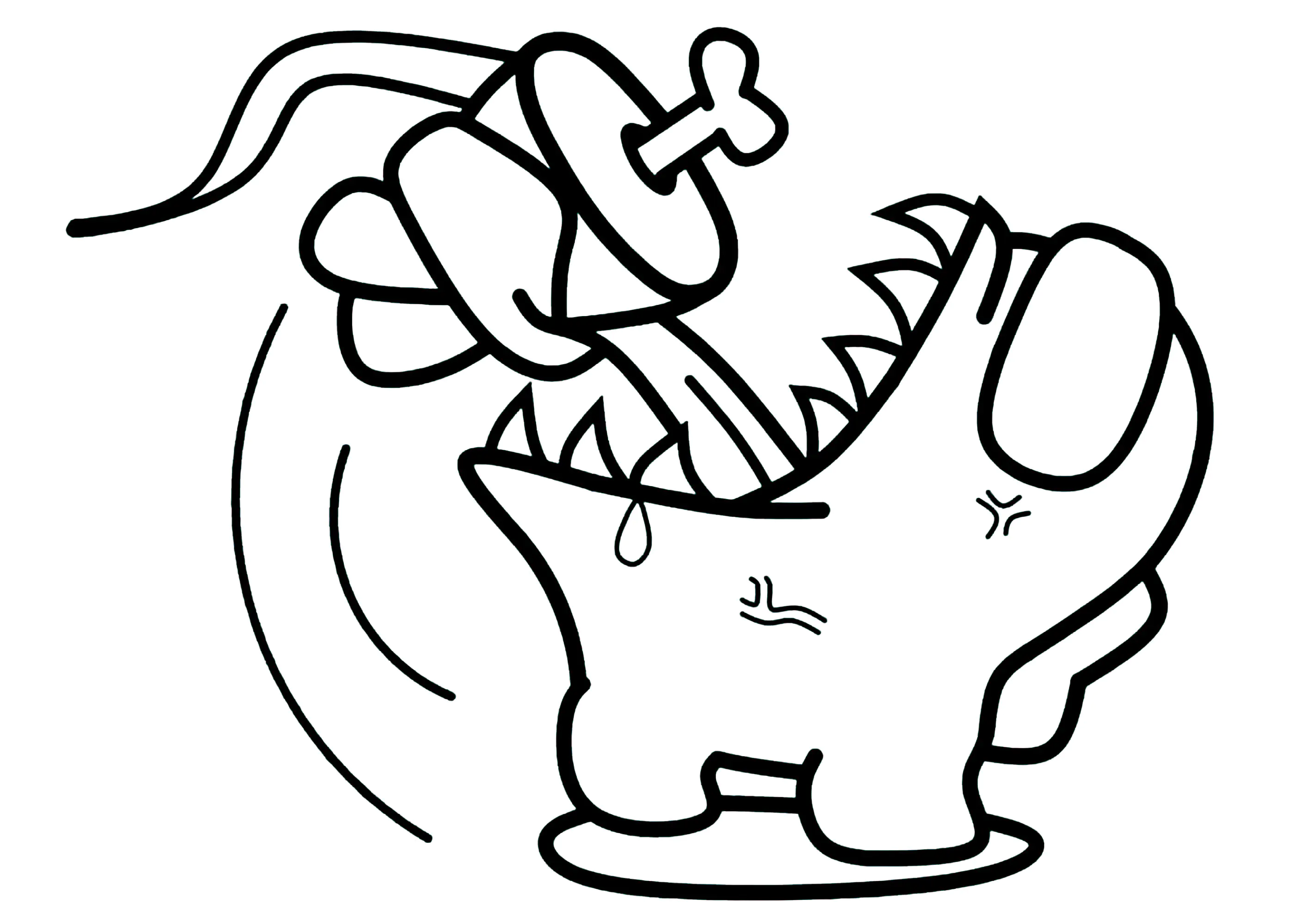 Enjoy your food (Printable Among Us Coloring Page for Kids)