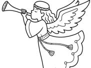 Printable Angel coloring sheets for Kids
