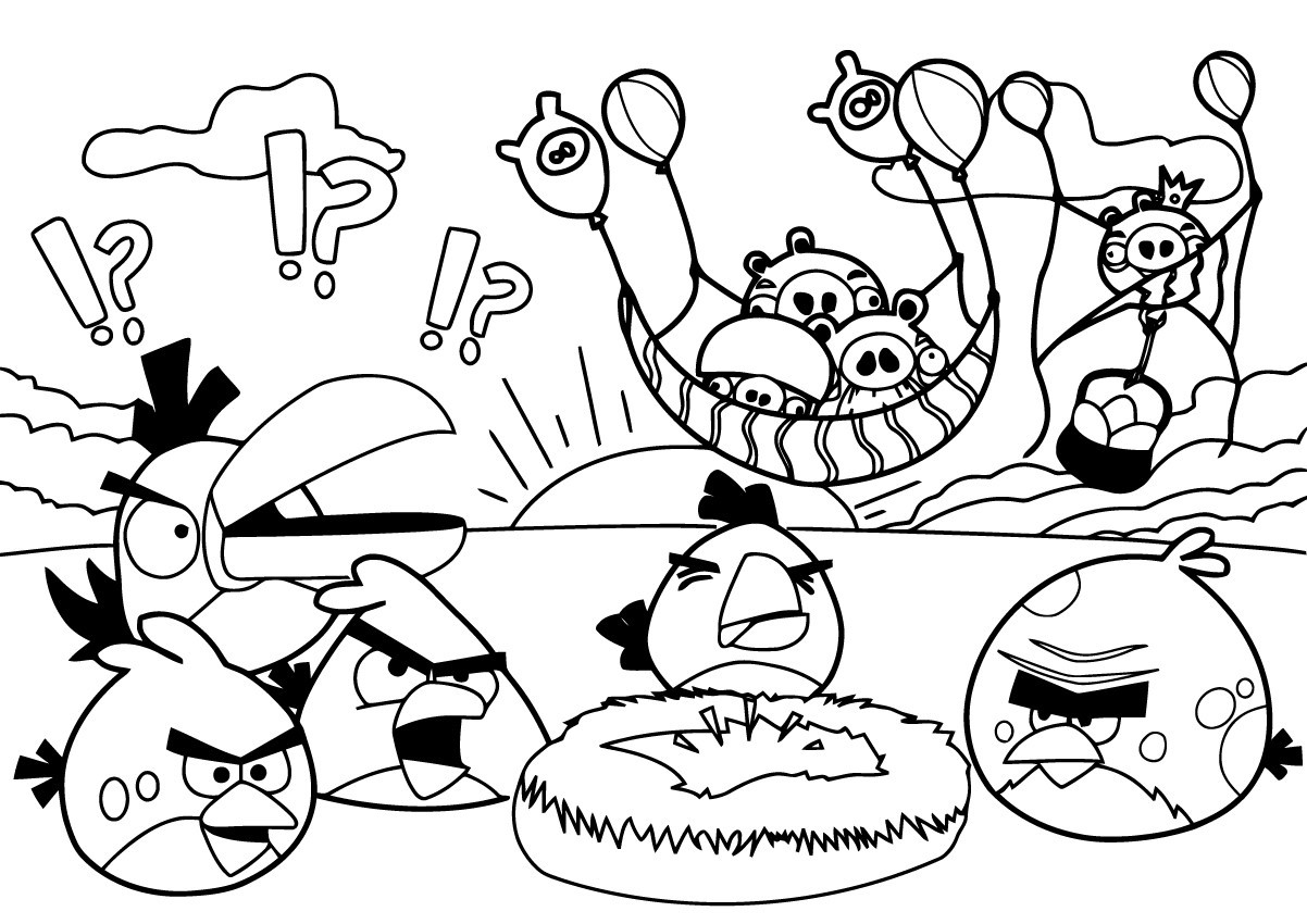 9000 Top Angry Birds Hal Coloring Pages For Free