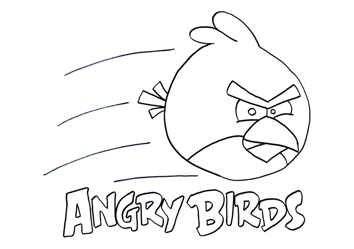 Angry Birds Coloring Pages