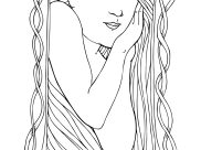 Art Nouveau Coloring Pages for Kids