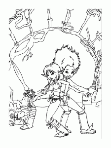 Coloring page arthur and the invisibles to color for kids