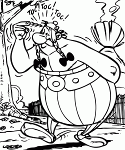 Coloring page asterix to download