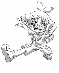 Free Bakugan drawing to print and color