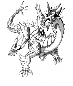 Free Bakugan coloring pages to color