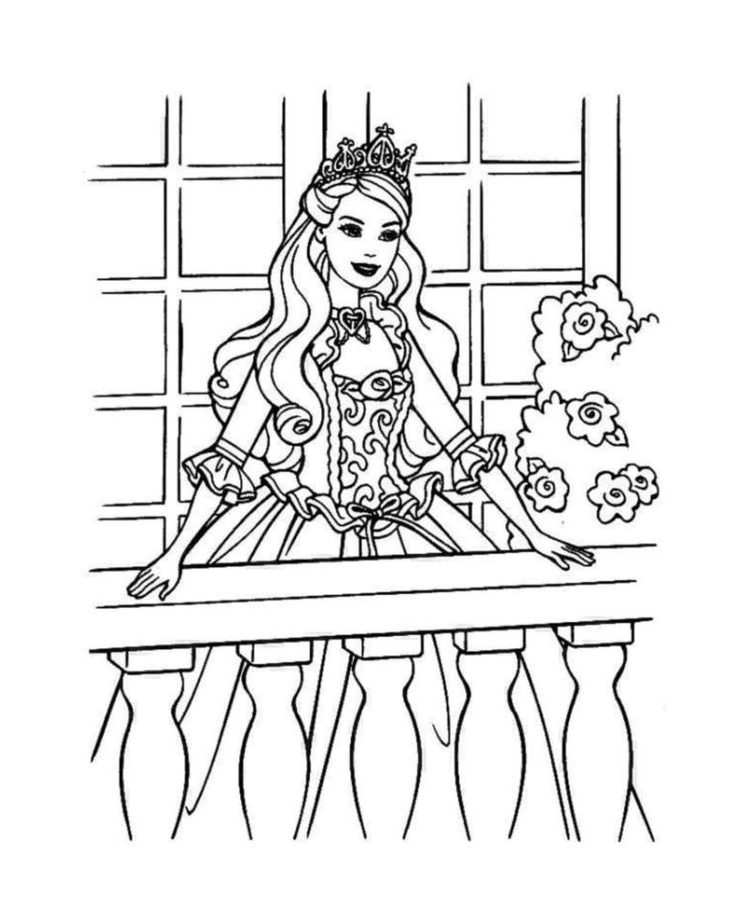 Free Printable Barbie Coloring Pages For Kids