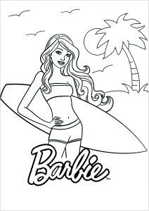 Barbie para colorir  Barbie coloring pages, Barbie drawing, Barbie coloring