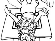 Printable Basketball coloring sheets for Kids